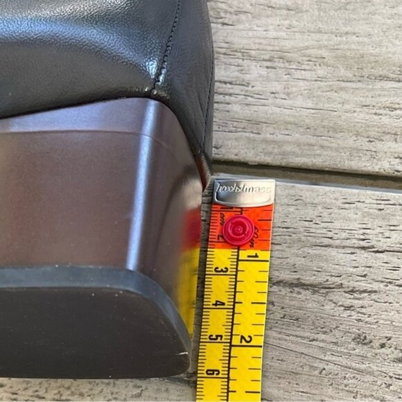 Franco Sarto Waxton Black Leather Boots Womens Size 11 - Picture 6 of 6